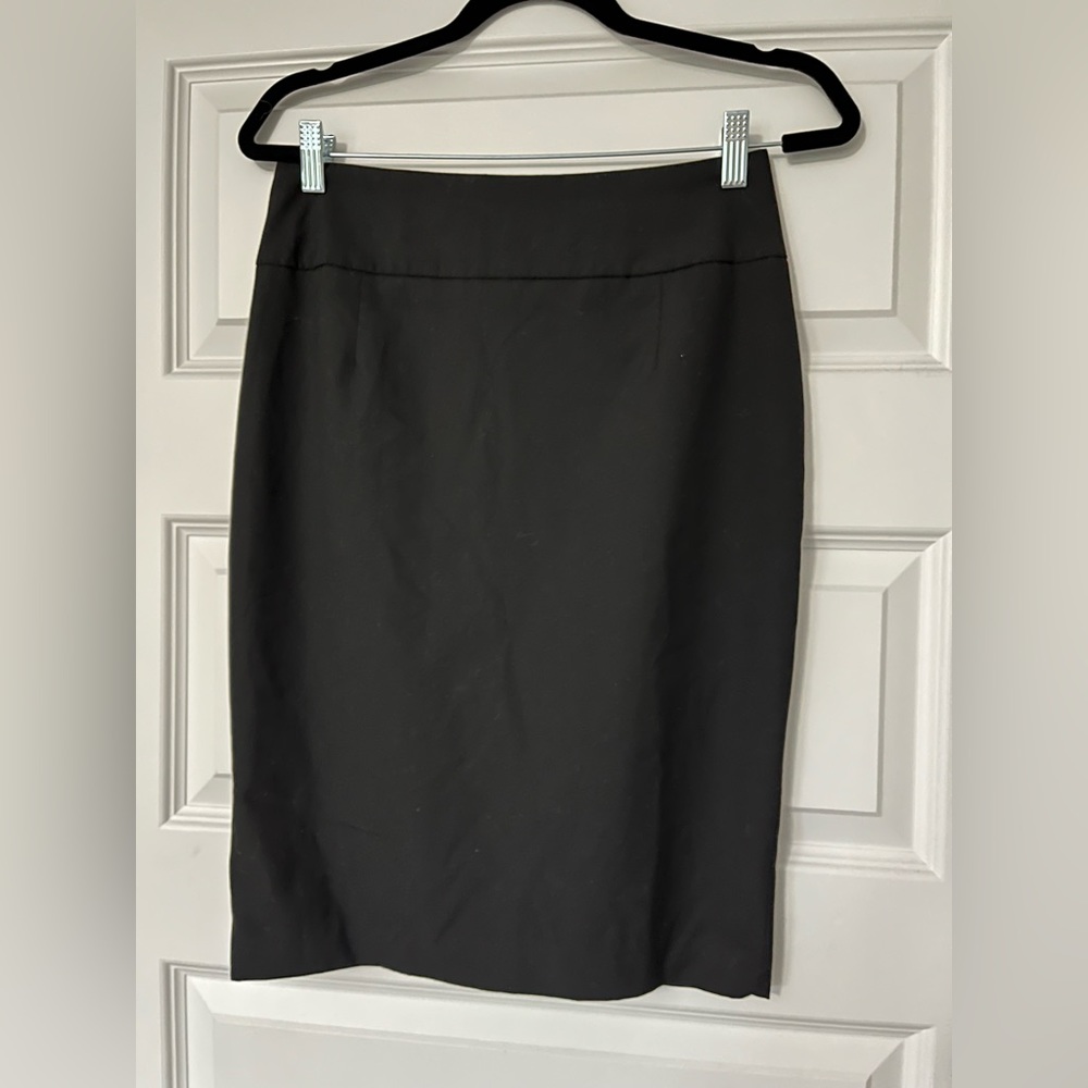Target Mossimo Black Pencil Skirt Sz 6